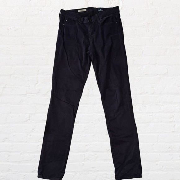 AG Adriano Goldschmied The Prima Mid‎ Rise Cigarette Jeans Dark Purple Size 26 - Picture 4 of 11